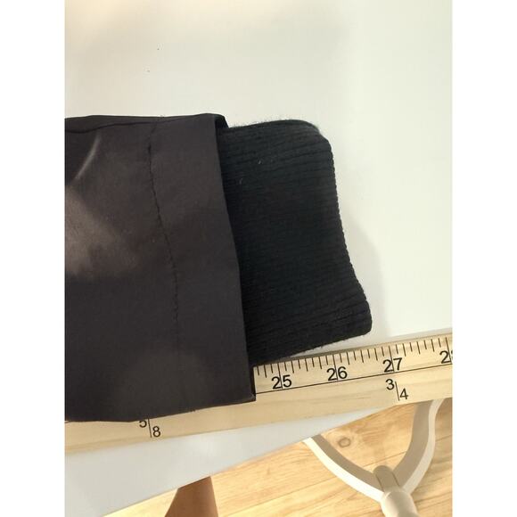 Belle Badgley Mischka Women's Medium Parka Jacket Black Leopard Faux Fur Hood - Picture 15 of 16